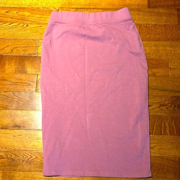 Iris Fushia Pink Pencil Skirt Sz Large - Picture 3 of 11